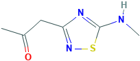 1-[5-甲胺-1,2,4-噻二唑-3-基]丙酮