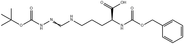 L-Ornithine, N5-[[[(1,1-dimethylethoxy)carbonyl]amino]iminomethyl]-N2-[(phenylmethoxy)carbonyl]- (9CI)
