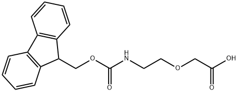 5-(9-Fluorenylmethyloxycarbonyl-amino)-3-oxapentanoic acid, [2-(Fmoc-amino)ethoxy]acetic acid