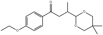 3-(5,5-dimethyl-1,3-dioxan-2-yl)-1-(4-ethoxyphenyl)-1-Butanone