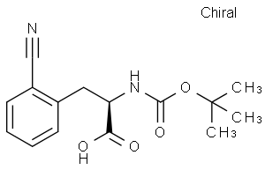 N-叔丁氧羰基-D-2-氰基苯丙氨酸 (Boc-D-2-CN-phe)