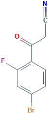 3-(4-溴-2-氟苯基)-3-氧亚基丙腈