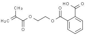1,2-苯二甲酸的单[2-(2-甲基-1-氧代-2-丙烯基)氧基]乙酯