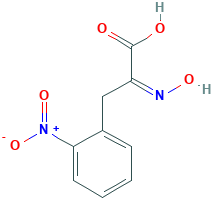 2-(hydroxyimino)-3-(o-nitrophenyl)propionic acid