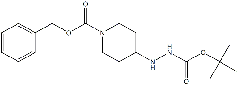Benzyl 4-[2-(tert-butoxycarbonyl)hydrazino]piperidine-1-carboxylate