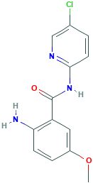 N-(5-氯-2-吡啶)-5-甲氧基-2-氨基苯甲酰胺280773-17-3
