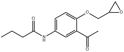 N-(3-acetyl-4-(oxiran-2-ylMethoxy)phenyl)butyraMide
