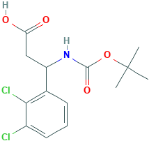 3-((叔丁氧羰基)氨基)-3-氨基-3-(2,3-二氯苯基)丙酸