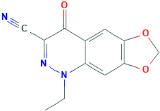1-Ethyl-3-cyano-6,7-methylenedioxy-4-cinnolone