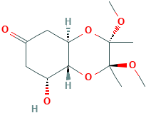 (2S,3S,4aR,8R,8aR)-8-hydroxy-2,3-dimethoxy-2,3-dimethyl-5,7,8,8a-tetrahydro-4aH-benzo[b][1,4]dioxin-6-one