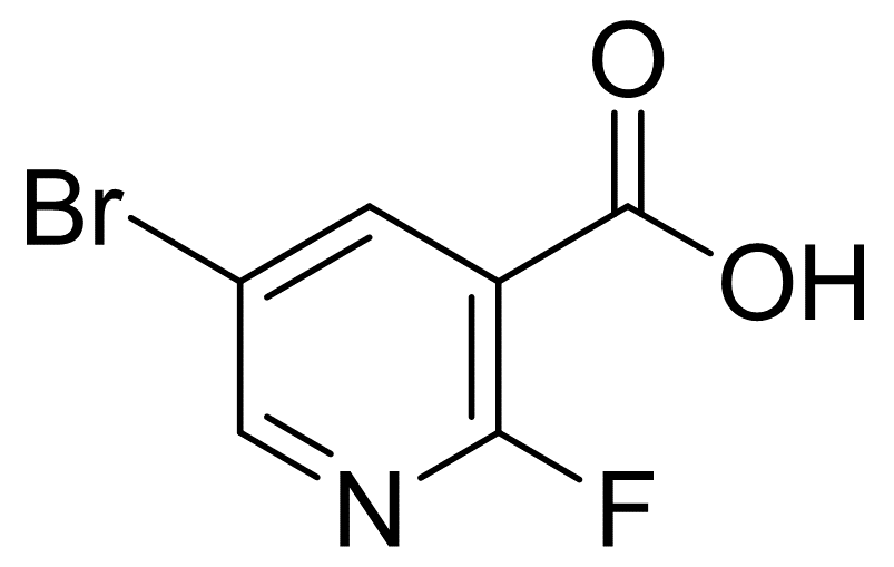 5-Bromo-2-fluoropyridine-3-carboxylic acid, 5-Bromo-3-carboxy-2-fluoropyridine