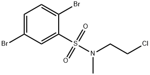 2,5-dibromo-N-(2-chloroethyl)-N-methylbenzenesulfonamide