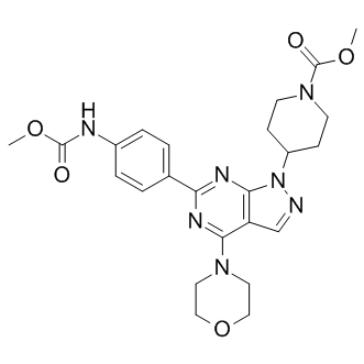 4-[6-[4-[(Methoxycarbonyl)amino]phenyl]-4-(4-morpholinyl)-1H-pyrazolo[3,4-d]pyrimidin-1-yl]-1-piperidinecarboxylic acid methyl ester