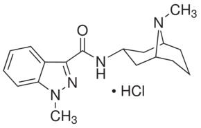 1H-Indazole-3-carboxamide, 1-methyl-N-[(3-endo)-9-methyl-9-azabicyclo[3.3.1]non-3-yl]-, monohydrochloride