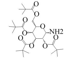 (2R,3R,4S,5S,6R)-2-amino-6-(pivaloyloxymethyl)tetrahydro-2H-pyran-3,4,5-triyl tris(2,2-dimethylpropanoate)