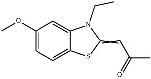 2-Propanone,1-(3-ethyl-5-Methoxy-2(3H)-benzothiazolylidene)-
