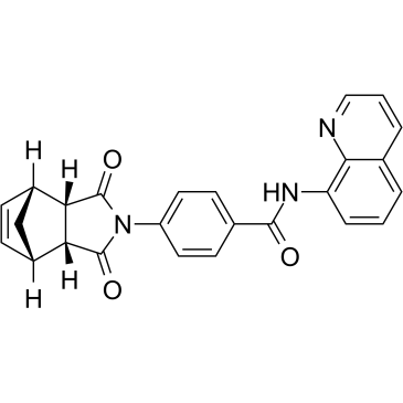 Benzamide, 4-[(3aR,4S,7R,7aS)-1,3,3a,4,7,7a-hexahydro-1,3-dioxo-4,7-methano-2H-isoindol-2-yl]-N-8-quinolinyl-, rel-