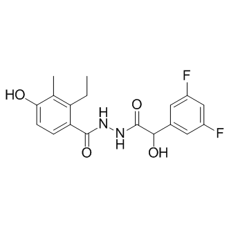 3,5-二氟-ALPHA-羟基-苯乙酸 2-(2-乙基-4-羟基-3-甲基苯甲酰)酰肼
