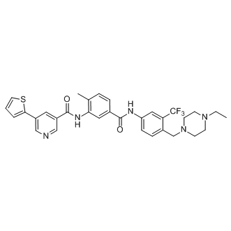 BenzaMide, N-[4-[(4-ethyl-1-piperazinyl)Methyl]-3-(trifluoroMethyl)phenyl]-4-Methyl-3-[[[5-(2-thienyl)-3-pyridinyl]carbonyl]aMino]-