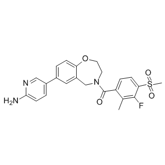 (7-(6-Aminopyridin-3-yl)-2,3-dihydrobenzo[f][1,4]oxazepin-4(5H)-yl)(3-fluoro-2-methyl-4-(methy