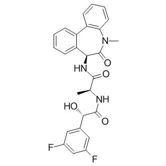 LY 411575                                                     (aS)-N-[(1S)-2-[[(7S)-6,7-Dihydro-5-methyl-6-oxo-5H-dibenz[b,d]azepin-7-yl]amino]-1-methyl-2-oxoethyl]-3,5-difluoro-alpha-hydroxybenzeneacetamide