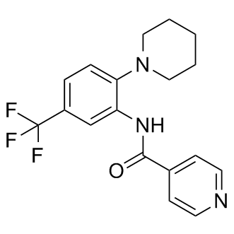 N-[2-(1-Piperidinyl)-5-(trifluoromethyl)phenyl]-4-pyridinecarboxamide                              SRPIN 340