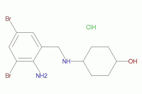 trans-4-[[(2-amino-3,5-dibromo-phenyl)methyl]amino]-cyclohexanol hydrochloride