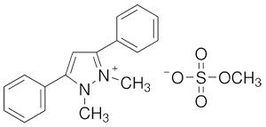 1,2-dimethyl-3,5-diphenyl-1h-pyrazoliumethylsulfate