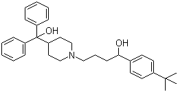 Α-[4-叔丁基苯基]-4-(羟基二苯基甲基)-1-哌啶丁醇
