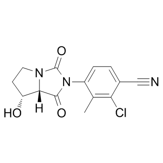 2-chloro-4-((7R,7aS)-7-hydroxy-1,3-dioxotetrahydro-1H-pyrrolo[1,2-c]imidazol-2(3H)-yl)-3-methylbenzonitrile