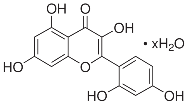 2-(2,4-Dihydroxyphenyl)-3,5,7-trihydroxy-4H-chromen-4-one dihydrate