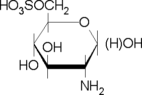 2-amino-2-deoxy-6-O-sulfohexopyranose