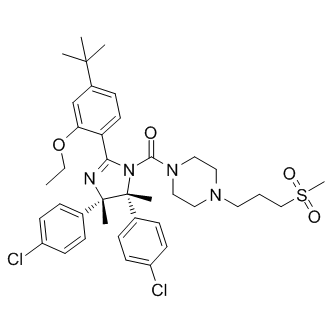 [(4R,5S)-4,5-Bis(4-chlorophenyl)-2-[4-(1,1-dimethylethyl)-2-ethoxyphenyl]-4,5-dihydro-4,5-dimethyl-1H-imidazol-1-yl][4-[3-(methylsulfonyl)propyl]-1-piperazinyl]methanone