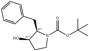 Cis-(2S,3S)-叔-丁基 2-苯甲基-3-羟基吡咯烷-1-甲酸基酯