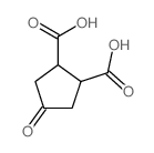 4-oxo-trans-1,2-cyclopentanedicarboxylic acid