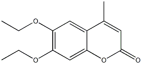 2H-1-Benzopyran-2-one, 6,7-diethoxy-4-methyl-