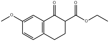 2-Naphthalenecarboxylic acid, 1,2,3,4-tetrahydro-7-methoxy-1-oxo-, ethyl ester