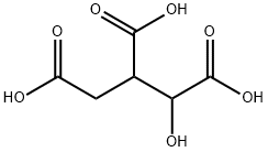 1-hydroxypropane-1,2,3-tricarboxylic acid