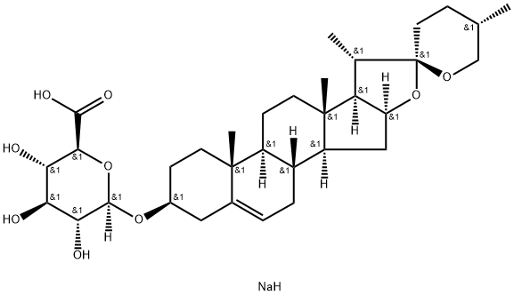 薯蓣皂苷元-3-O-β-D-葡萄糖醛酸钠