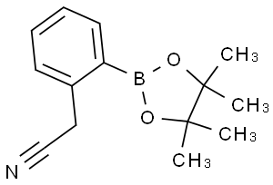 2-(2-(4-(4,4,5,5-四甲基-1,3,2-二氧杂硼烷-2-基)苯基)乙腈