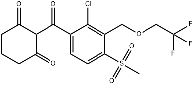 2-[2-Chloro-4-(methylsulfonyl)-3-[(2,2,2-trifluoroethoxy)methyl]benzoyl]-1,3-cyclohexanedione