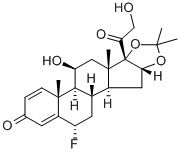 pregna-1,4-diene-3,20-dione,6-alpha-fluoro-11-beta,16-alpha,17,21-tetrahydroxy