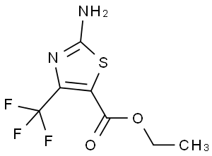 5-Thiazolecarboxylic acid, 2-amino-4-(trifluoromethyl)-, ethyl ester