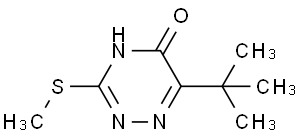 6-tert-Butyl-3-(methylthio)-1,2,4-triazin-5(4H)-one