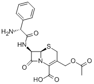 (6R,7R)-3-(acetoxymethyl)-7-[[(2R)-2-amino-2-phenyl-acetyl]amino]-8-keto-5-thia-1-azabicyclo[4.2.0]oct-2-ene-2-carboxylic acid