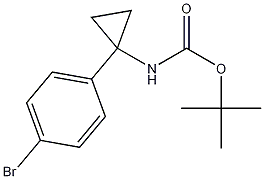 tert-Butyl N-[1-(4-bromophenyl)cyclopropyl]carbamate