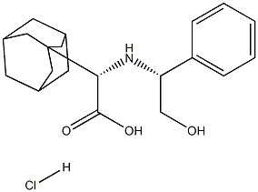 (alphaS)-alpha-[[(1R)-2-Hydroxy-1-phenylethyl]amino]-tricyclo[3.3.1.1(3,7)]decane-1-acetic acid HCL