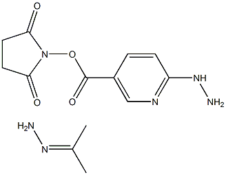2,5-dioxopyrrolidin-1-yl 6-(2-(propan-2-ylidene)hydrazinyl)nicotinate               (S-SANH)