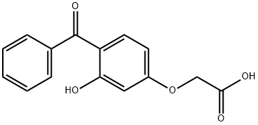 2-(4-benzoyl-3-hydroxyphenoxy)acetic acid
