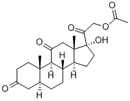17,21-dihydroxy-5alpha-pregnane-3,11,20-trione 21-acetate
